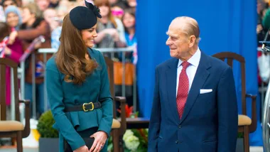 Princess Kate with Prince Philip