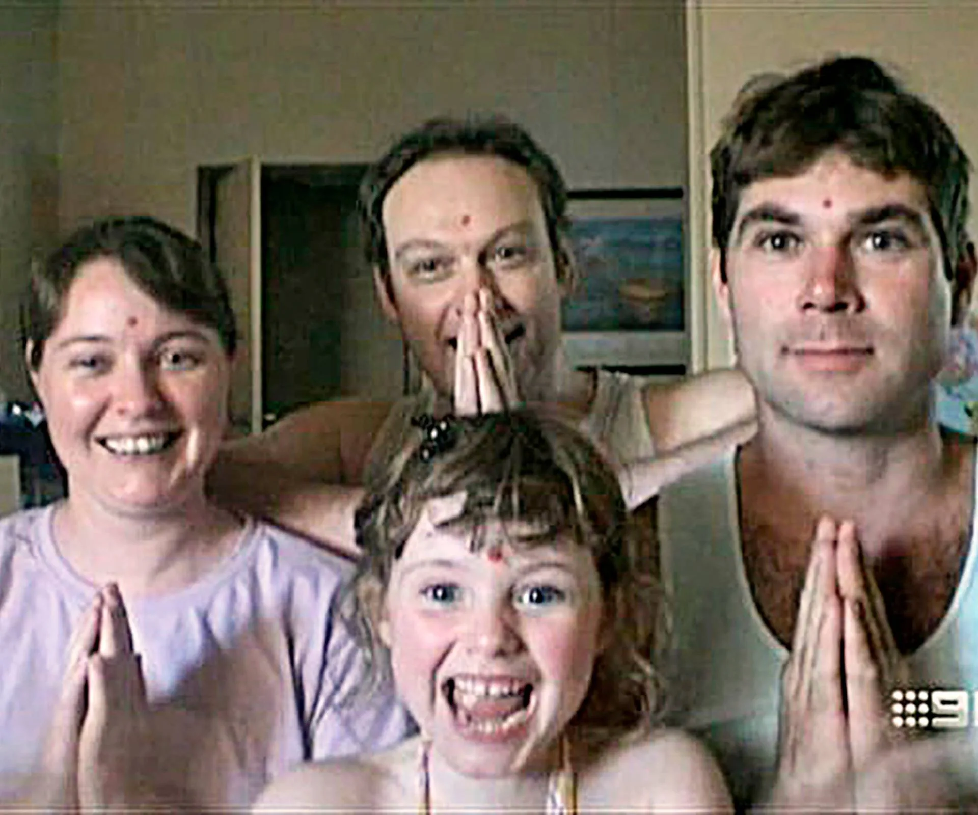 Chantelle McDougall with the cult leader