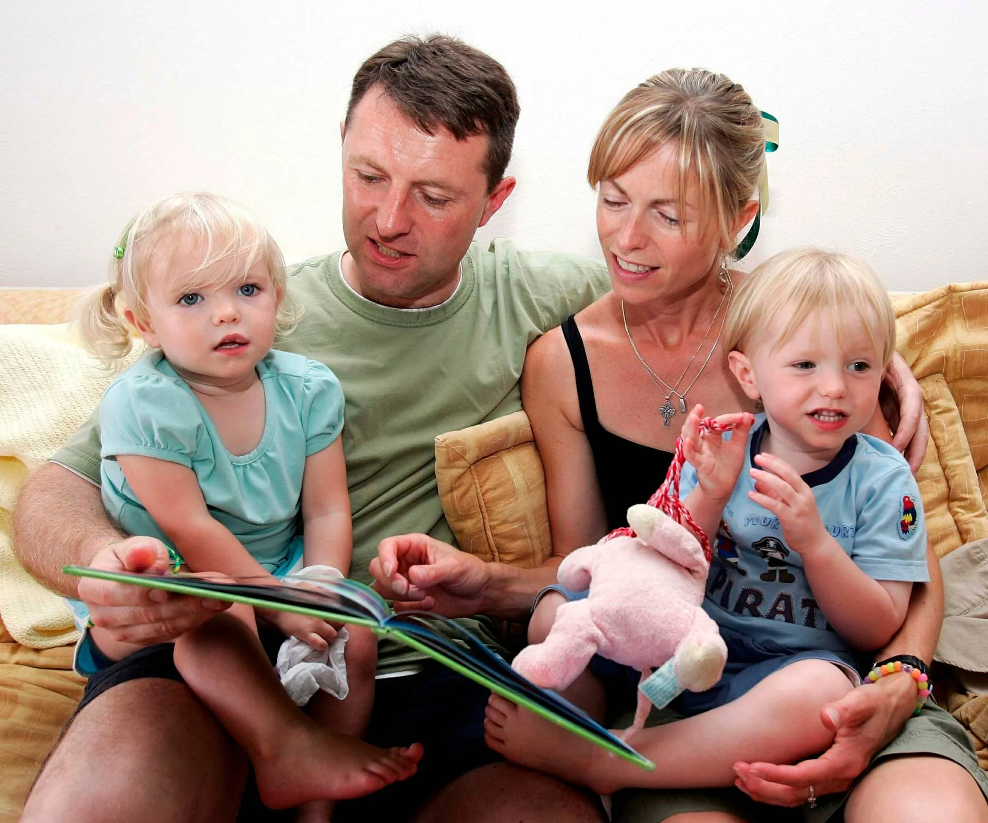 Madeleine McCann's family reading children's books after her disappearance