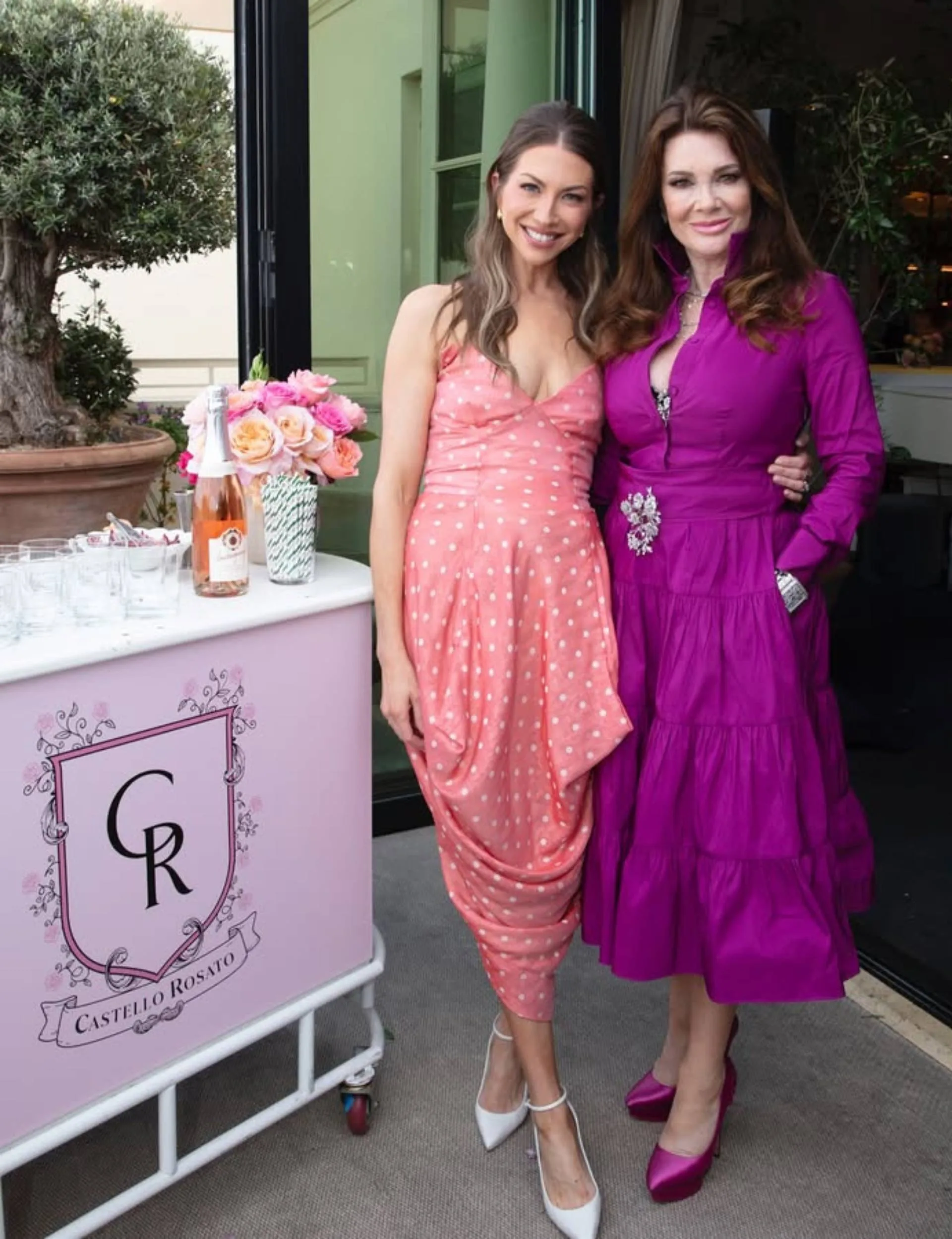Lisa Vanderpump with Stassi Schroeder at the villa