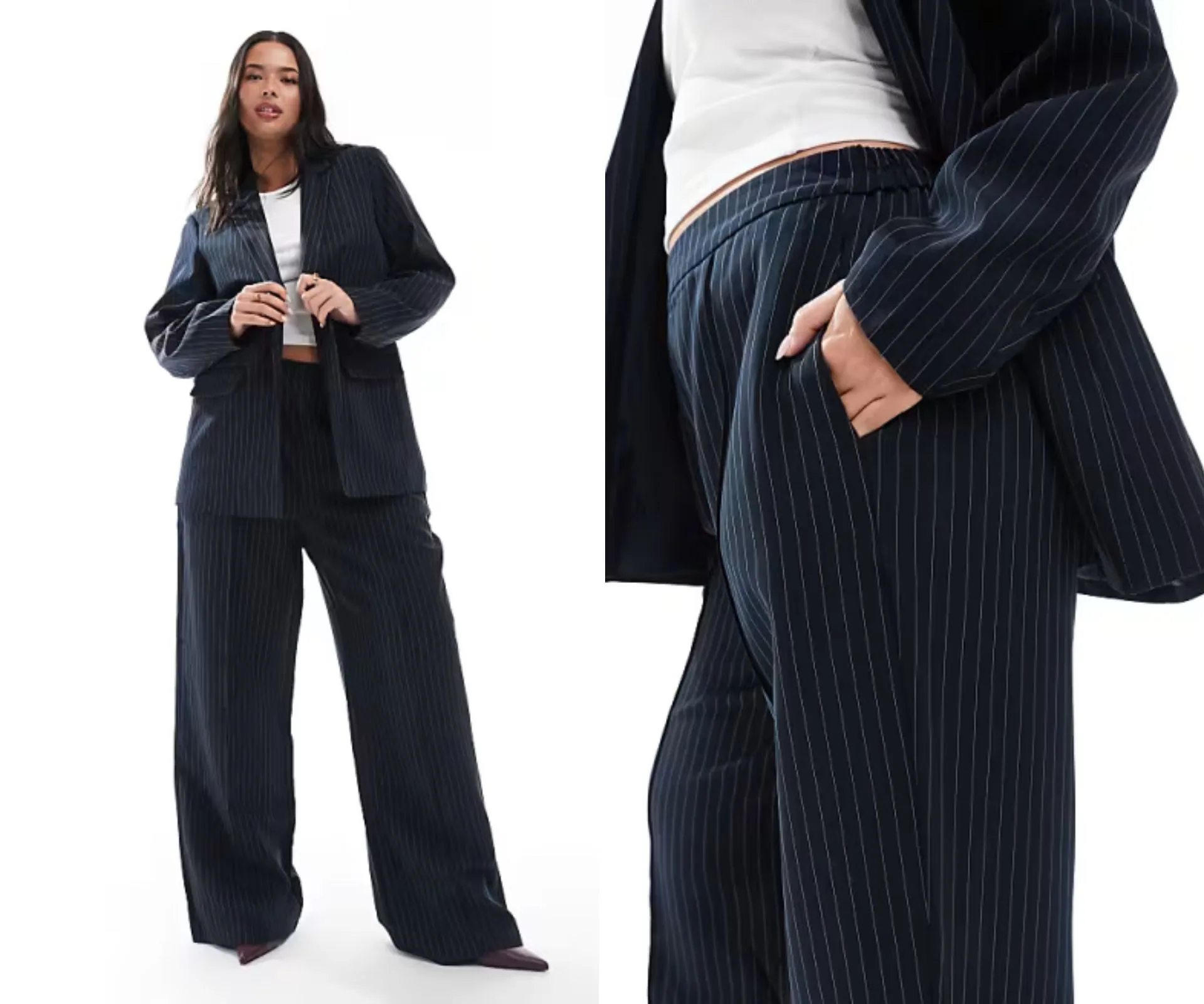 Plus-size pinstripe soup from ASOS