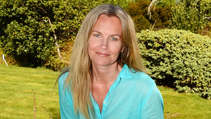 Cassandra Treadwell in her back yard
