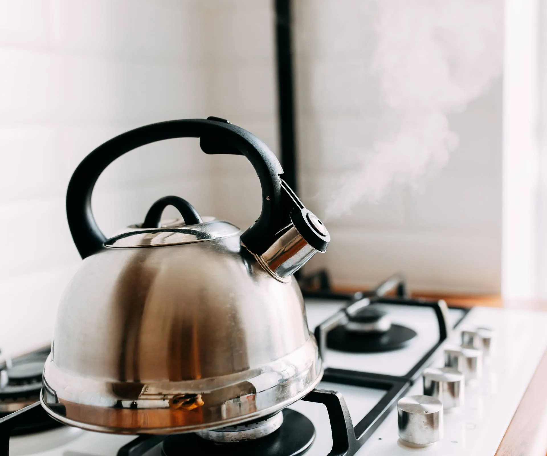 A kettle steaming to represent Anger