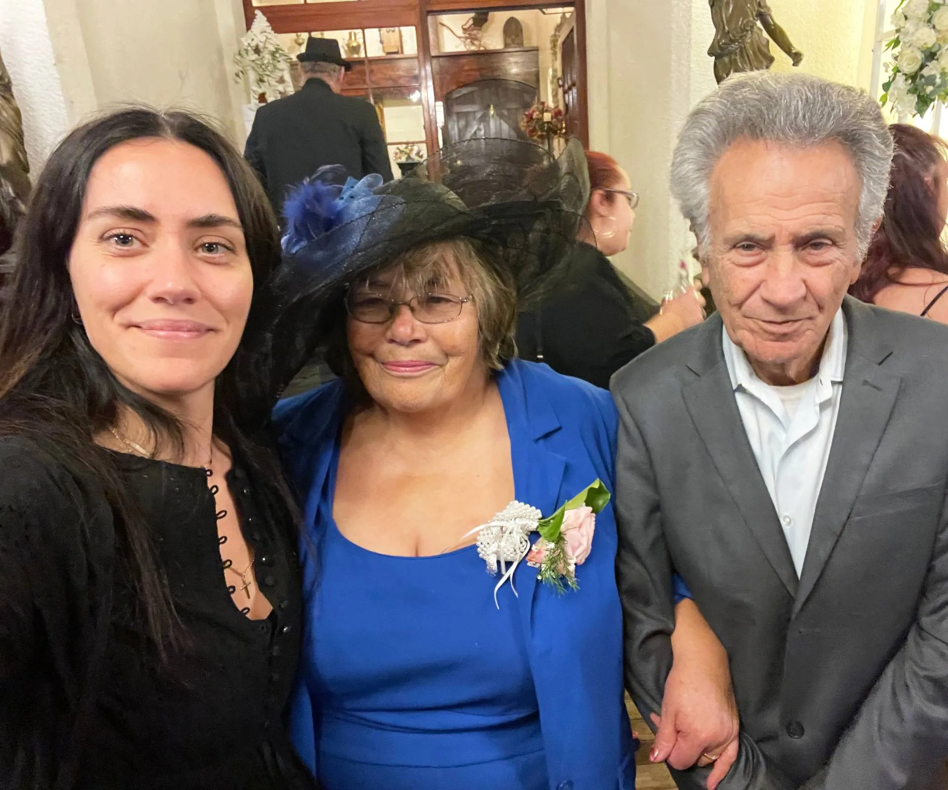 Benny with her beloved late mum Trudy and dad Joseph.