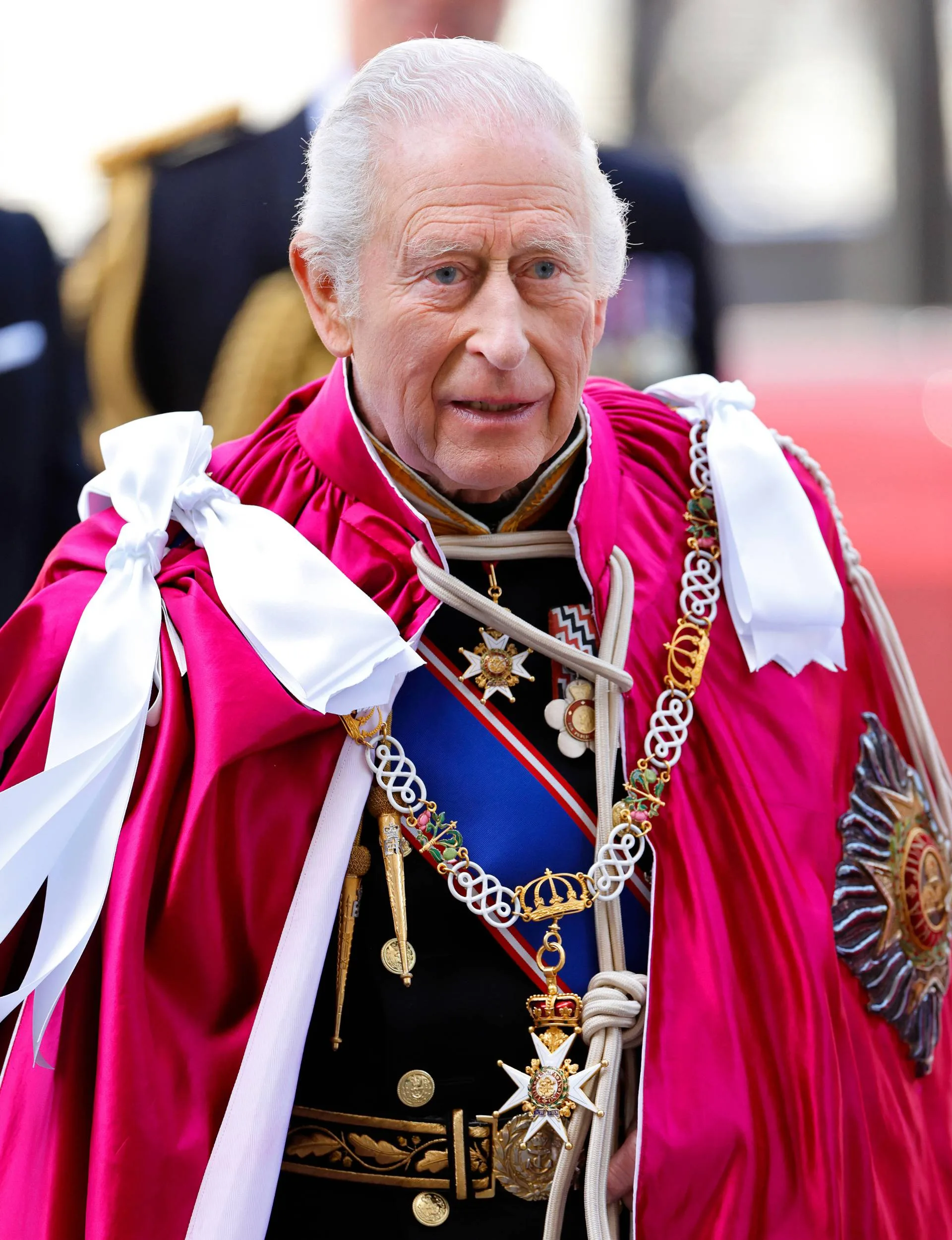 King Charles at his coronation