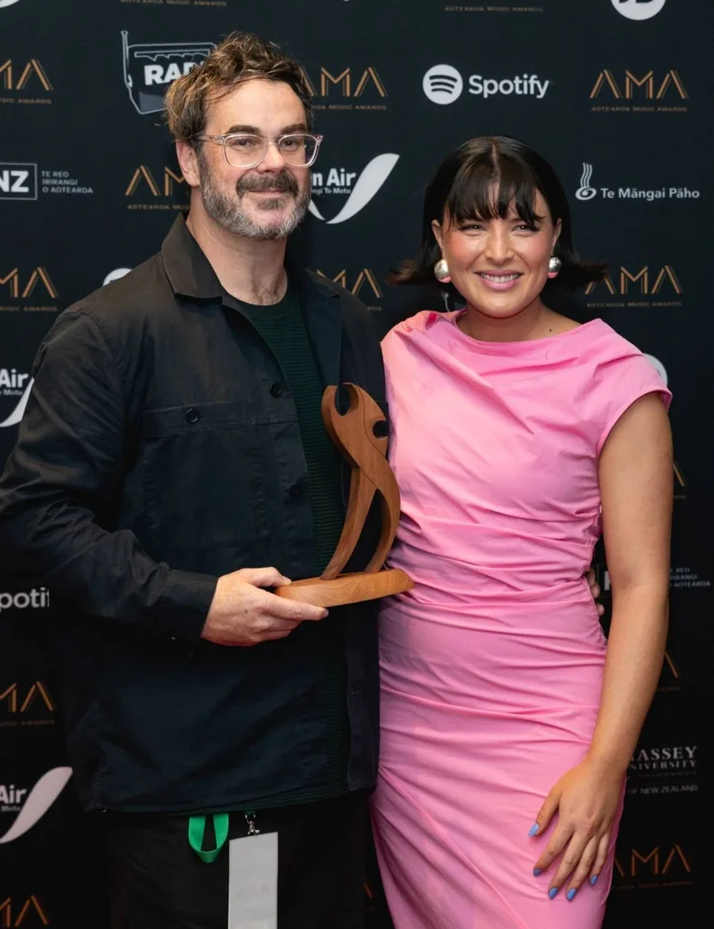 Georgia Lines with her manager Mikee Carpinter