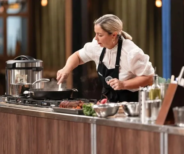 Rhiannon competing on masterchef australia