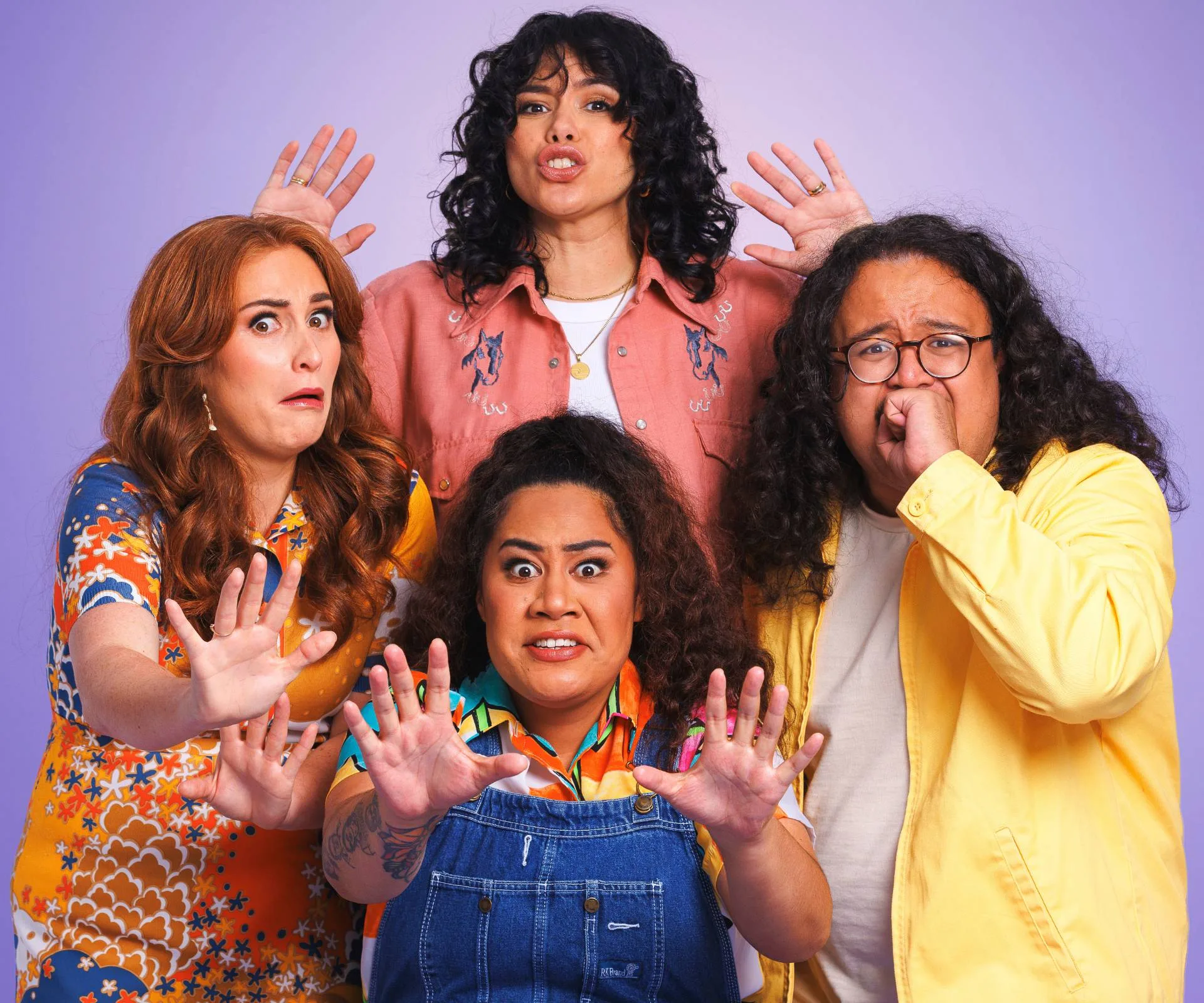 The stars of TV show Don't 