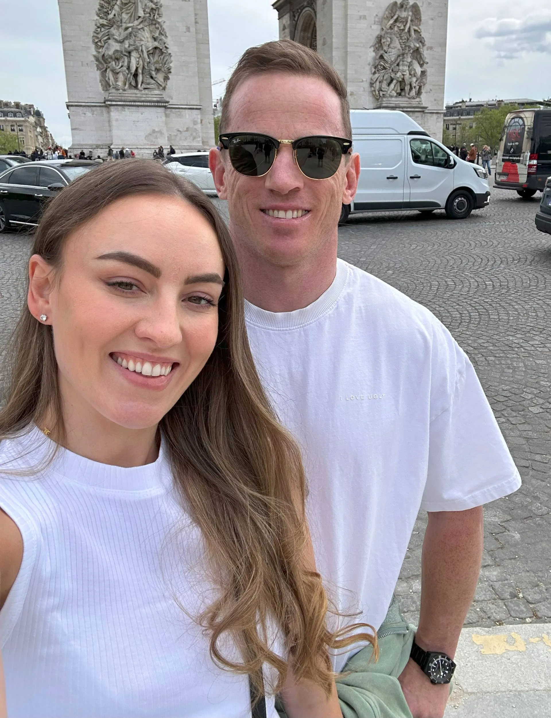 selfie of Shannon and Brad