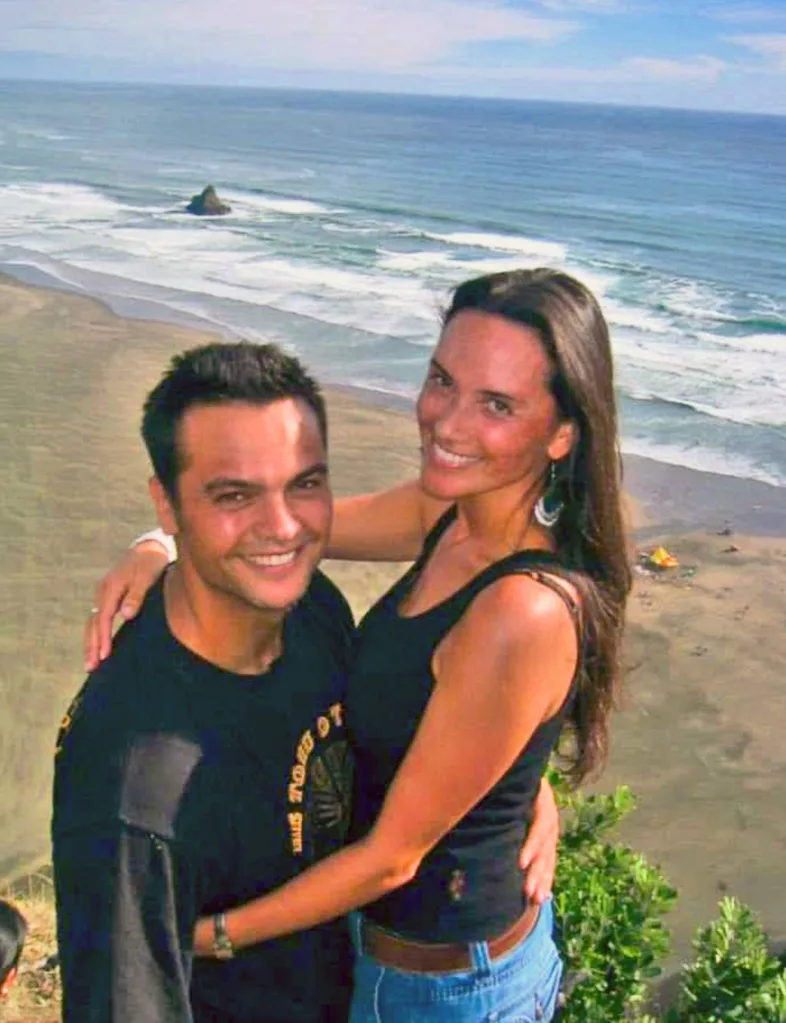 Kiri and Jason at the beach