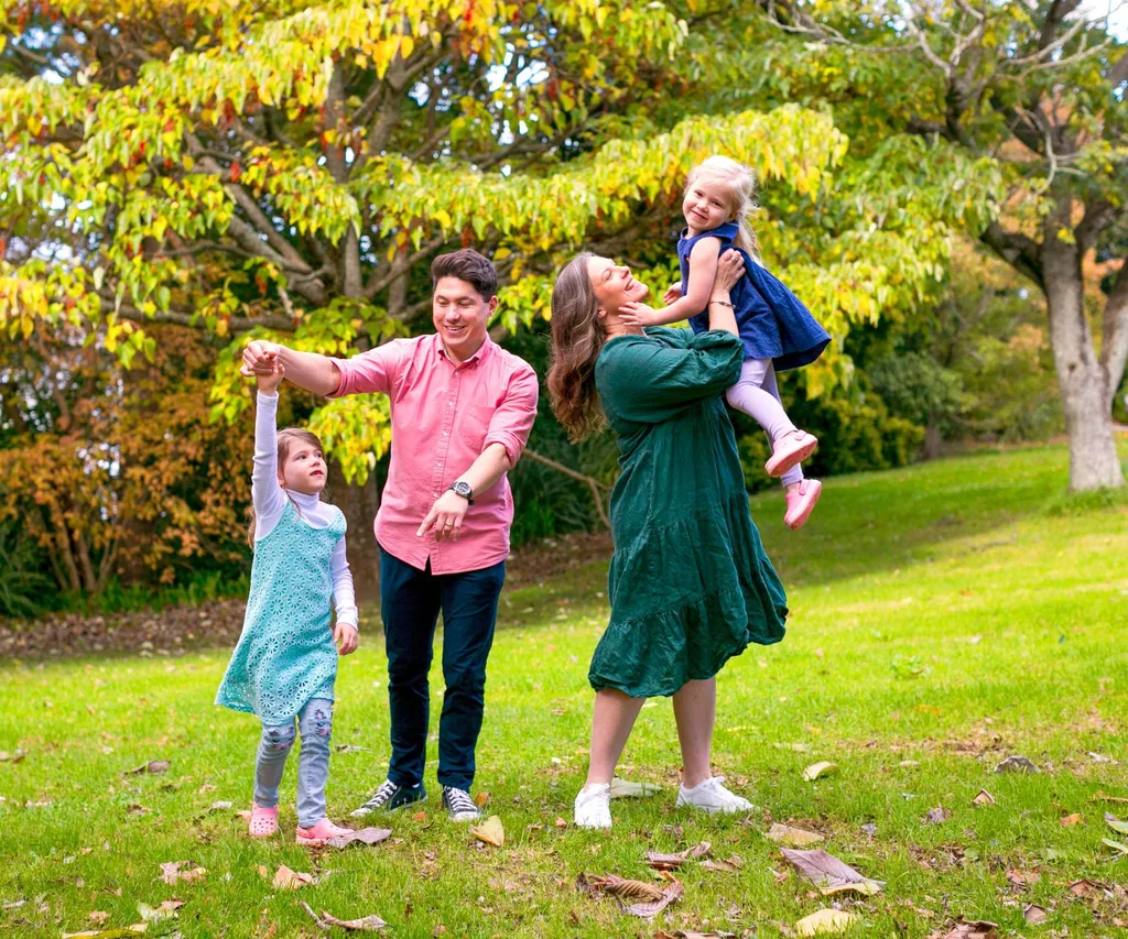 Family being happy