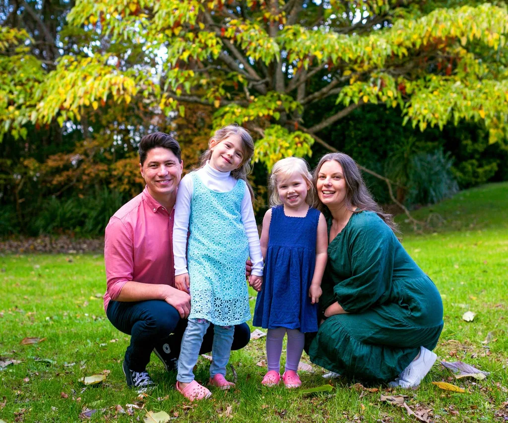 Family at the park