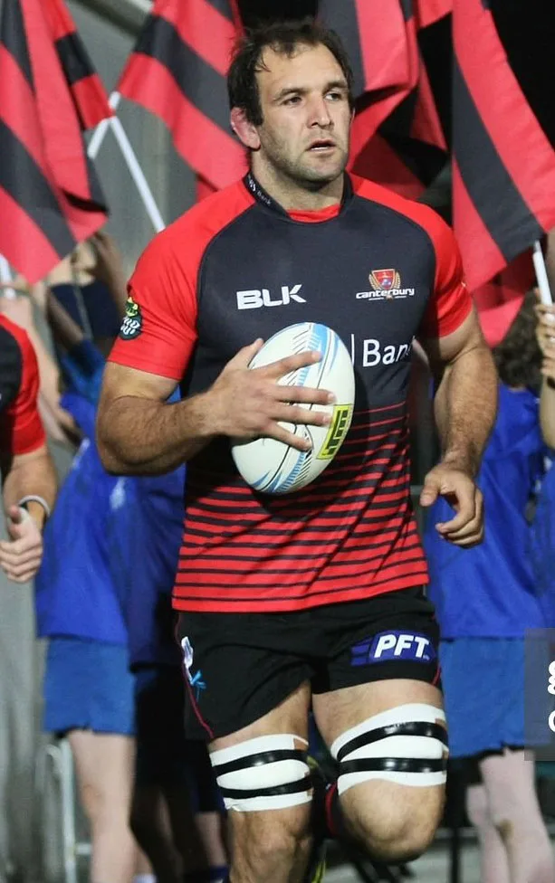 George Whitelock playing rugby