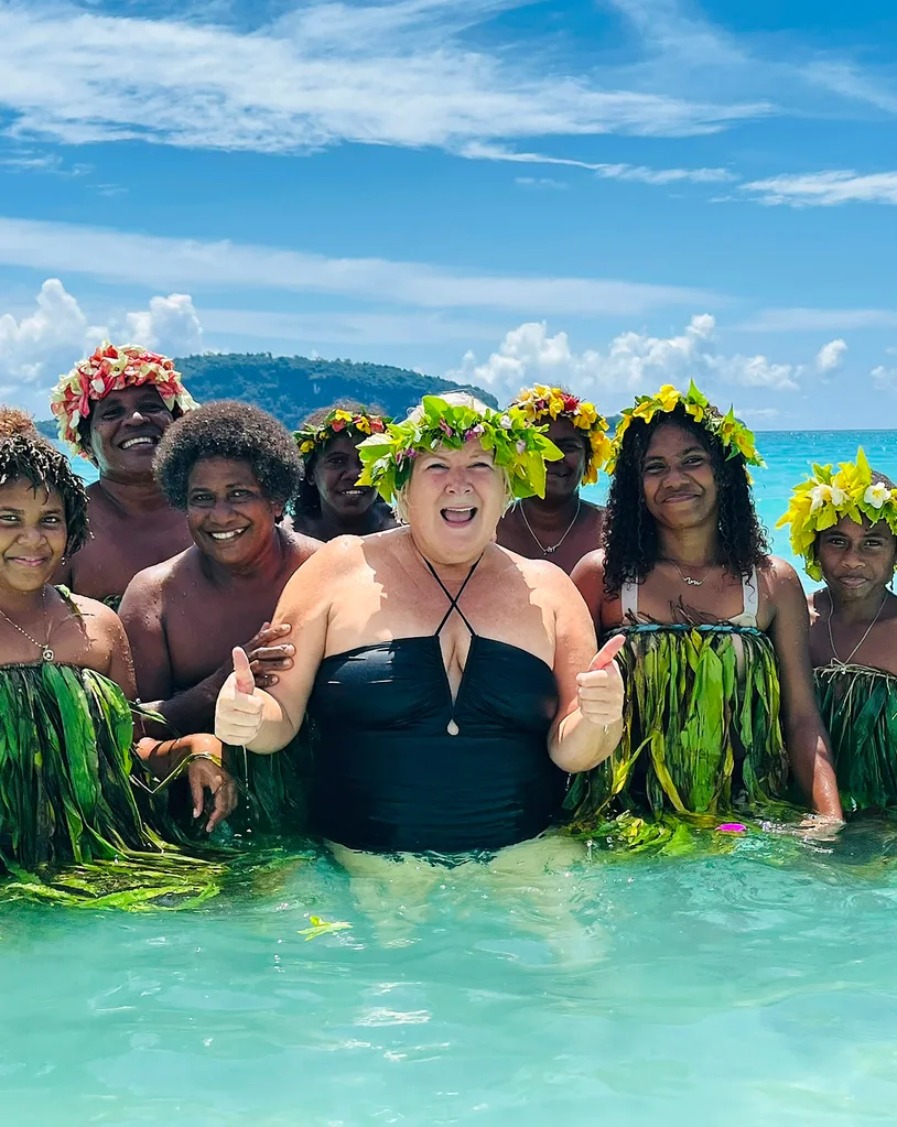 jay-jay feeney in black swimsuit
