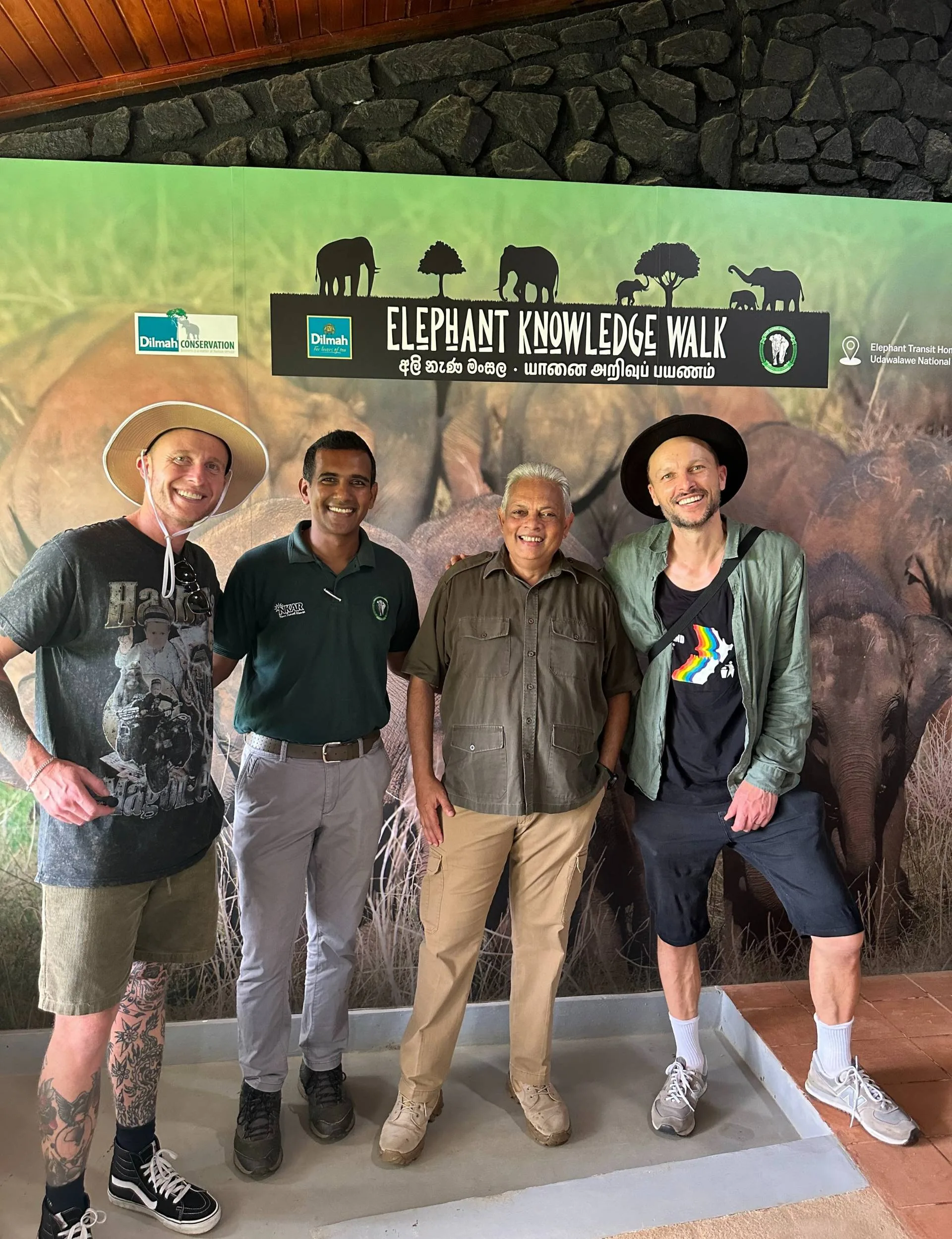 Jono and ben with locals