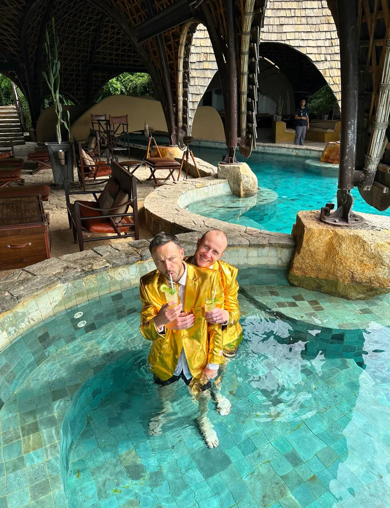 Jono and ben cooling off