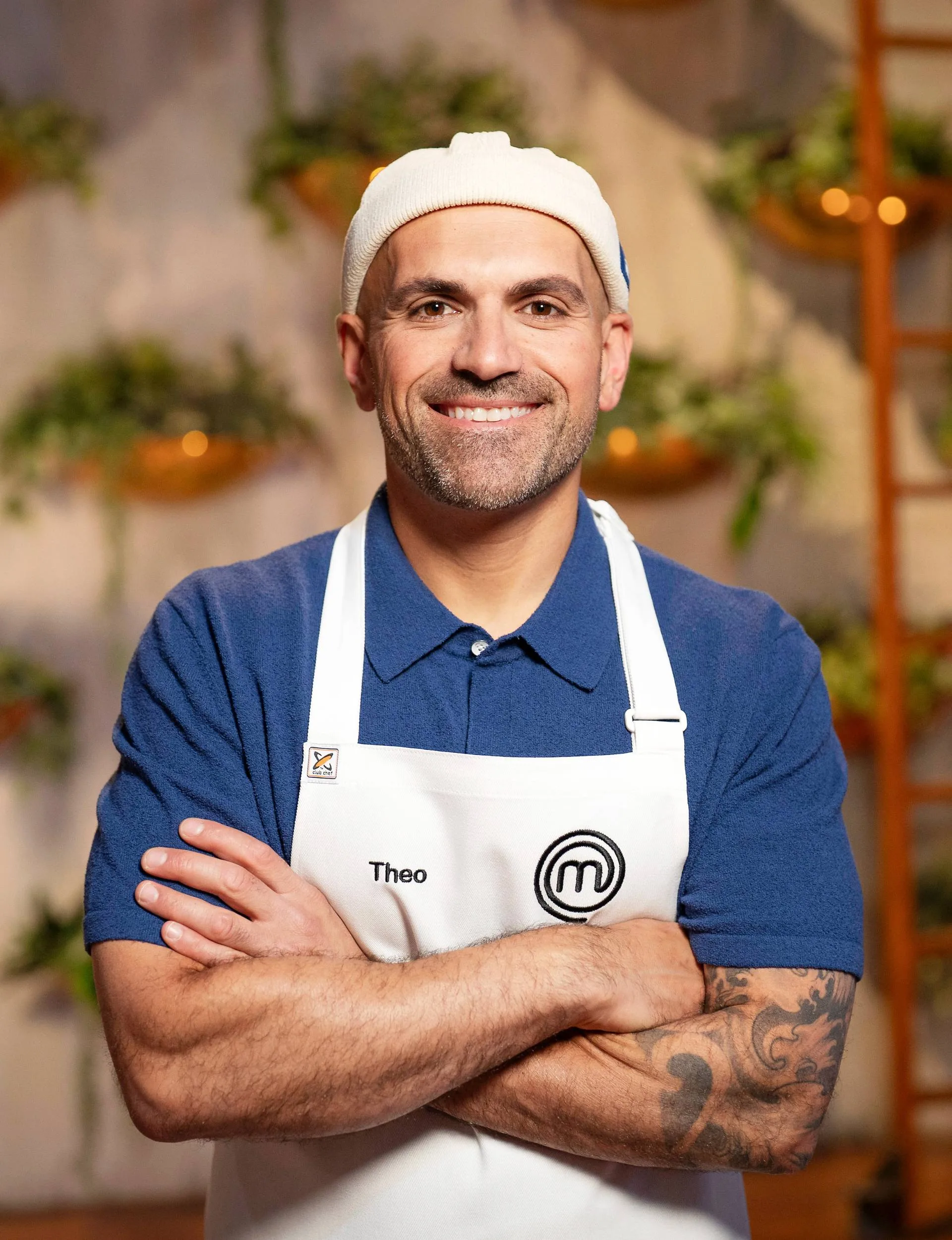 theo in masterchef apron