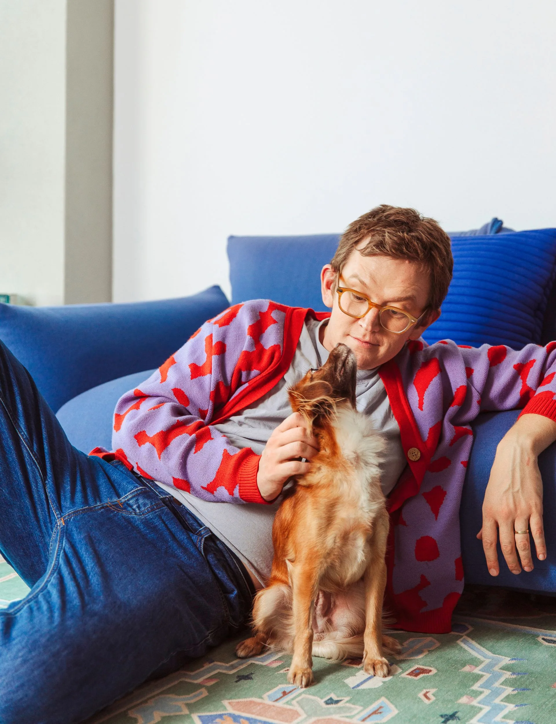 chris and his dog