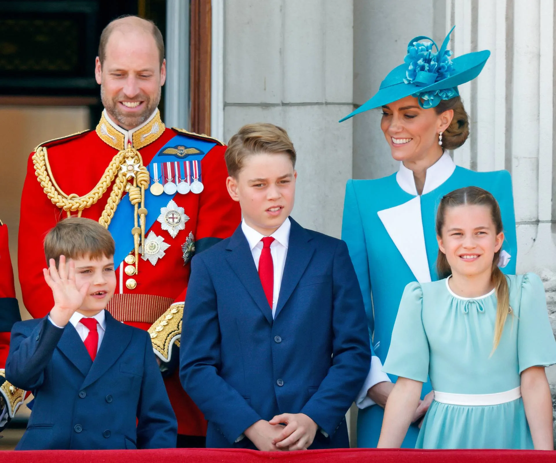 William, Kate and their kids
