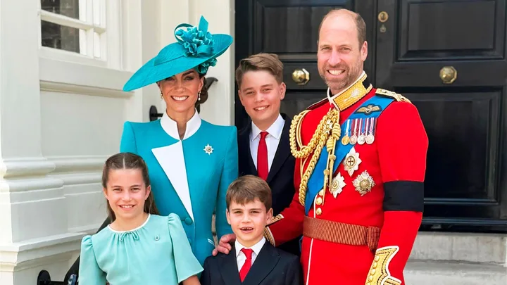 The young royals take centre stage