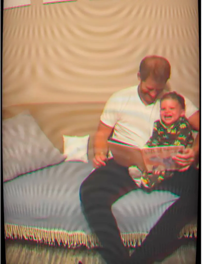 harry and archie laughing