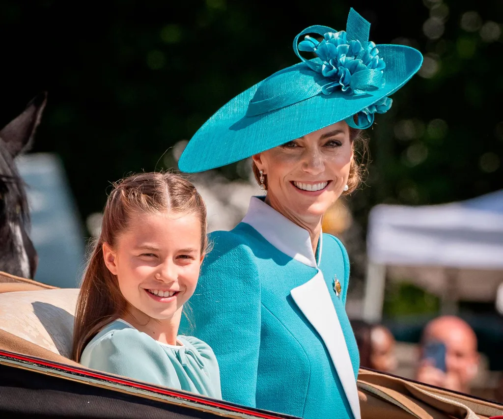 Kate and charlotte in blue
