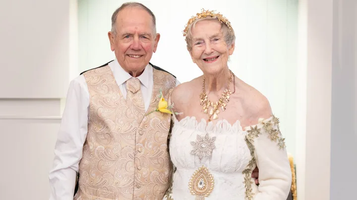 Bill Jack and Val McClean tie the knot after a lifetime of friendship
