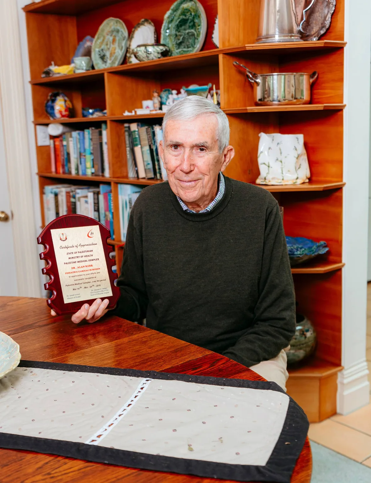 Dr Alan Kerr & wife Hazel bring hope to children in Palestine
