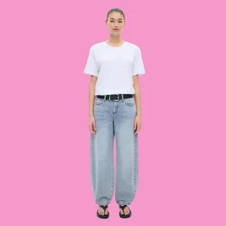 Glassons Mid Rise Barrel Leg Jean
