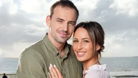 Auckland FC goalkeeper Michael Woud pops the question in Bali