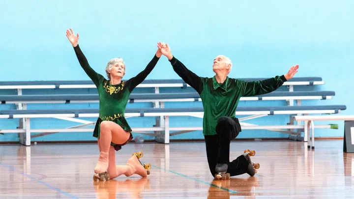 Peter & Barbara Rye’s roller-skating love story