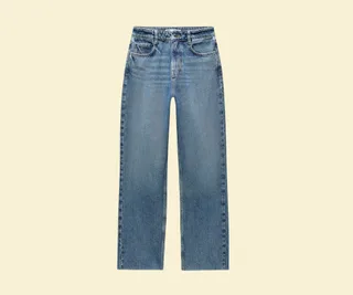 Zara High-Rise Straight Jeans