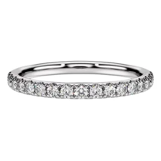 Lab-grown diamond eternity band