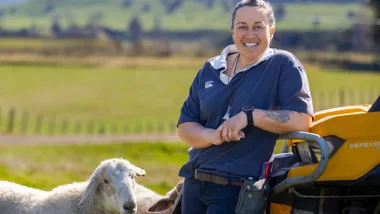 Wāhine farmers Chloe and Makita Butcher-Herries on juggling two farms and a baby
