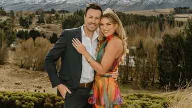 jacqui burfoot and clint rice embracing
