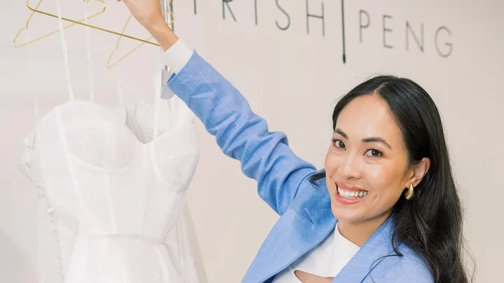 Bridal designer Trish Peng shares her journey to motherhood