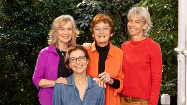 Dinah Priestley brings her daughters together to celebrate new book