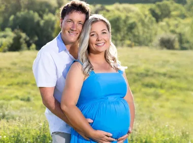 Alexa Cook and Partner in the field together