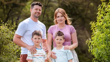 Twins Ashe & Jett hear for the first time with life-changing cochlear implants