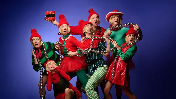 Kiwi comedians Chris Parker and Tom Sainsbury share festive family moments