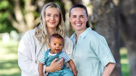 White Ferns star Bernadine Bezuidenhout welcomes baby boy Shiloh
