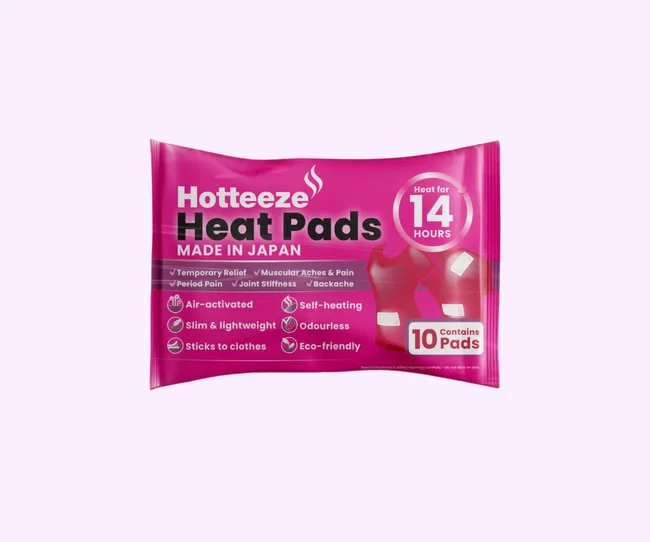 Stick on heat pads