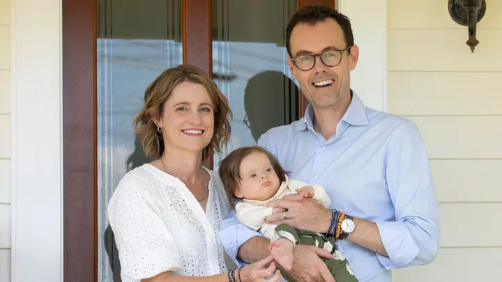 MP Carl Bates introduces his beautiful baby girl Bonnie-Ann