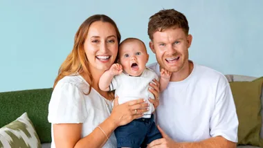 Sports stars Mitch & Charlotte Drummond’s speedy baby surprise