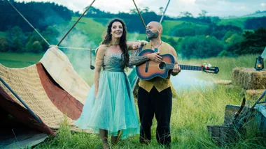 Aro duo Emily and Charles Looker share life, music, and van adventure