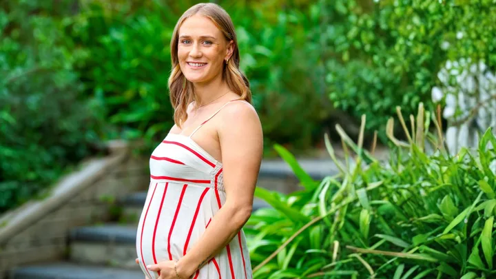 Footballer CJ Bott’s baby surprise
