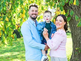 Kiwi couple’s joy at life-changing news for their boy