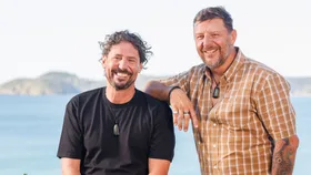 Colin Fassnidge and Manu Feildel’s brutal bromance