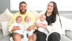 Wellington couple Sammie Nonu and Francis Vaaua welcome triplets two days apart