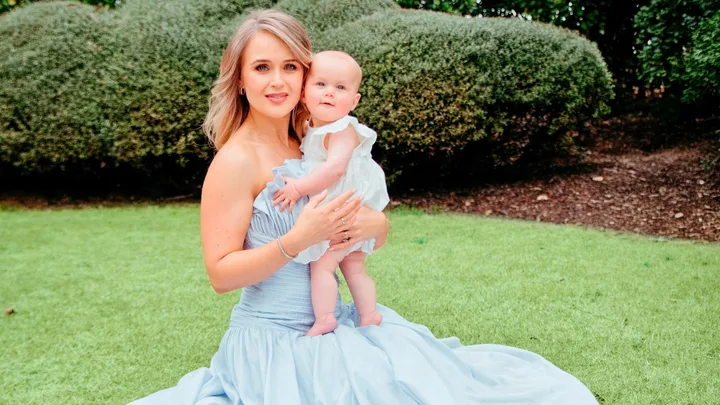 Rebekah Randell introduces her miracle baby